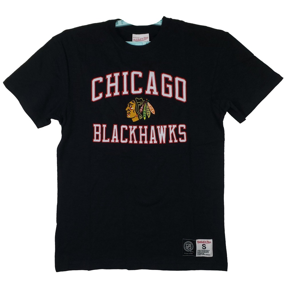 Chicago Blackhawks‎ Mitchell & Ness NHL Small Shirt Cut Felt Embroidery Logo NWT